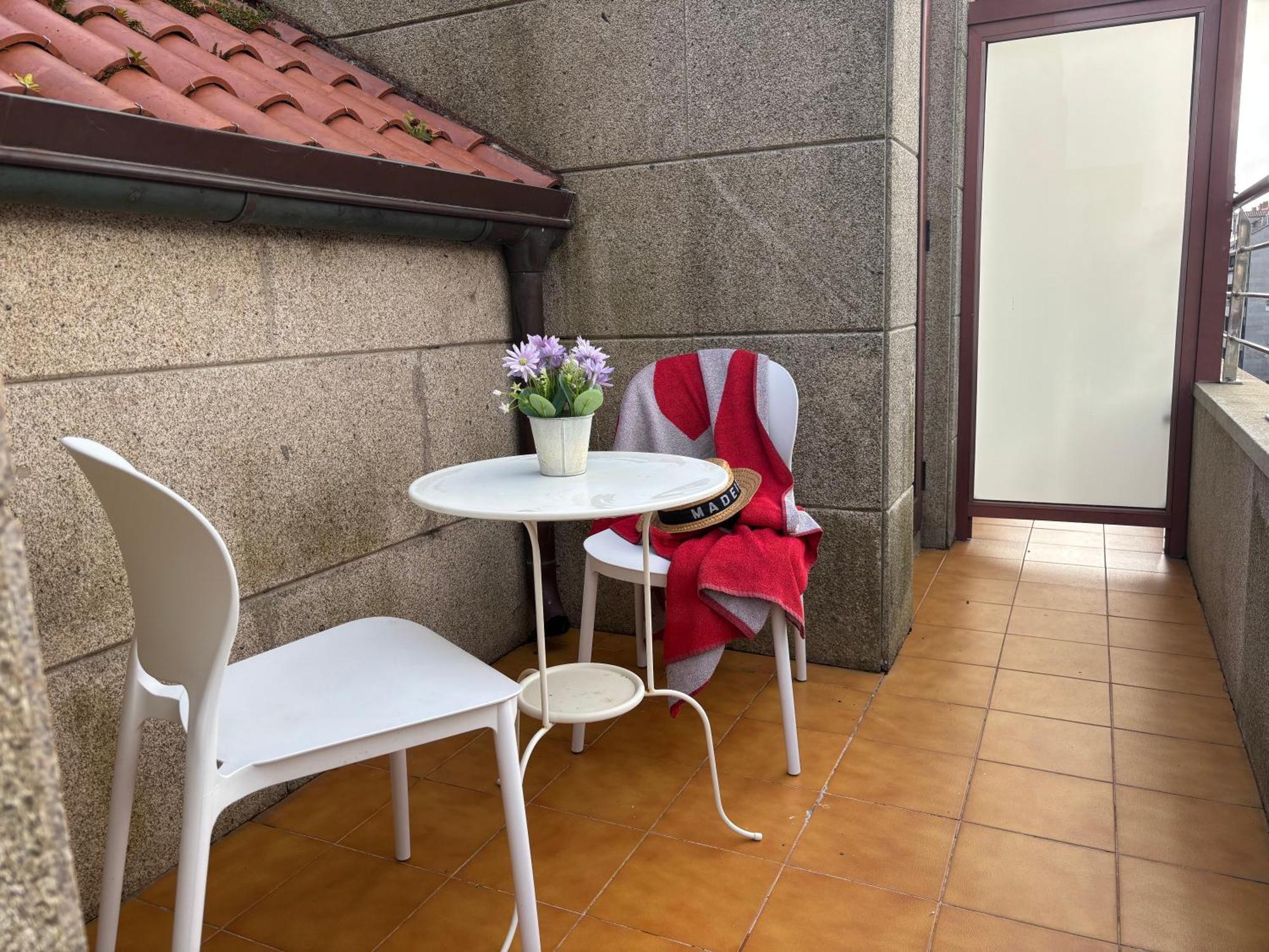 Ferienwohnung Desconectaengalicia Atico Terraza Playa Panadeira Sanxenxo Exterior foto